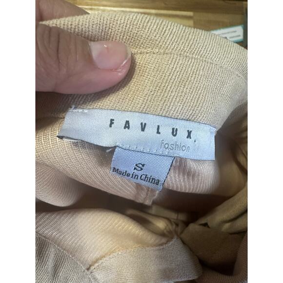 Favlux Beige Button-Down Shirt with Drawstring Hem – Casual Chic - Picture 7 of 8